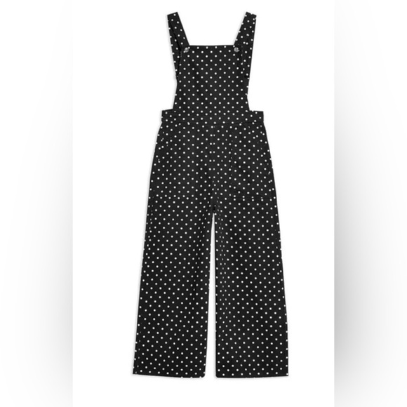 Topshop Women. Moto Polkdot Denim Overalls. Size 4. Ref #223 - Picture 1 of 9